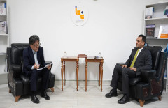 Head of Ghadan Foundation for Risk Management during his meeting with the Japanese Ambassador: think tanks are a key pillar to support decision-makers in Iraq